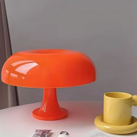 1pc LED Mushroom Table Lamp For Hotel Bedroom Bedside Living Room Decoration Lighting Modern Minimalist Desk Lights