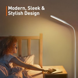 sympa LED Floor Lamp, Super Bright Dimmable LED Lamps for Living Room, Standing Lamp with Adjustable Gooseneck