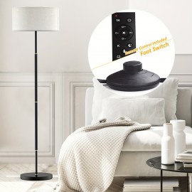 Traditional Floor Lamp With Remote Control And Bulb Included