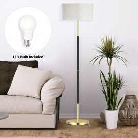 Traditional Floor Lamp With Remote Control And Bulb Included