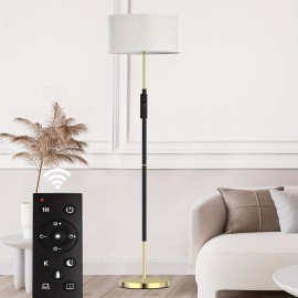 Traditional Floor Lamp With Remote Control And Bulb Included