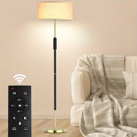 Traditional Floor Lamp With Remote Control And Bulb Included