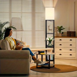 1 Independent Floor Lamp With Light Bulb, 62.9 Inches High, Suitable For Living Room And Bedroom Decoration, Office