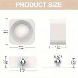 1pc LED Large Magnetic Fixed Lighting Lamp, Can Be Pasted And Can Be Punched, 360 Degree Rotating Light, LED Wall Mounted Reading Lights, Wall Sconces, 3 Brightness Levels, Touch Control