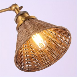 Traditional 1-Light Golden Wall Light