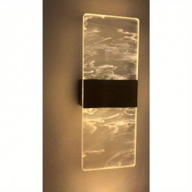 Contemporary Minimalist Acrylic Wall Lamp With Irregular Cloud And Mist Pattern, Creating A Warm Light Atmosphere, Suitable For Office, Bedroom, Hotel, Study, Corridor, Entrance, Dining Room, LED Wall Lamp