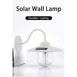 1pc Nordic Simple Wall Lights, American Retro Wall Lights, Solar Rechargeable Light Outdoor Wall Lights, Home Lights