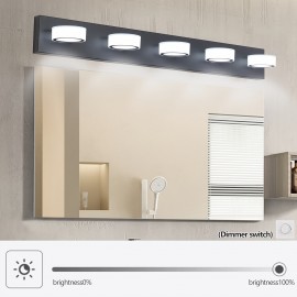 American Light Luxury Wall Mounted Bathroom LED5 Headlight Mirror Headlight, Suitable For Bathroom, Bedroom Vanity Mirror Headlight, Hotel Background Wall Painting Decorative Light