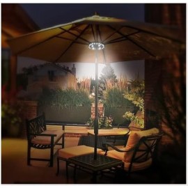 Umbrella Light 3Brightness Modes Cordless 28 LED Lights-4 x AA Battery