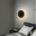 Modern Wall Lamps, Indoor LED Tri Color Creative Wall Lamps, Minimalist Lighting Fixtures, Decorative Wall Lamps, Living Rooms, Bedrooms, Staircases, Corridors, White/black