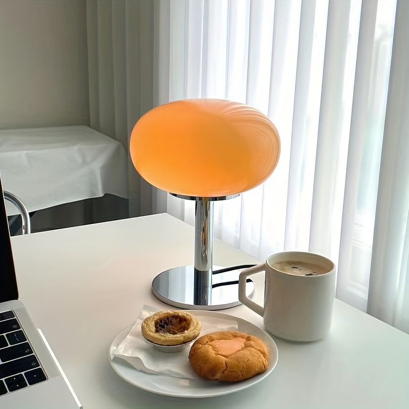 1pc murano glass table lamp dimmable usb powered ambient light for living room bedroom and home office perfect for bedside nightstand and desk decor details 1