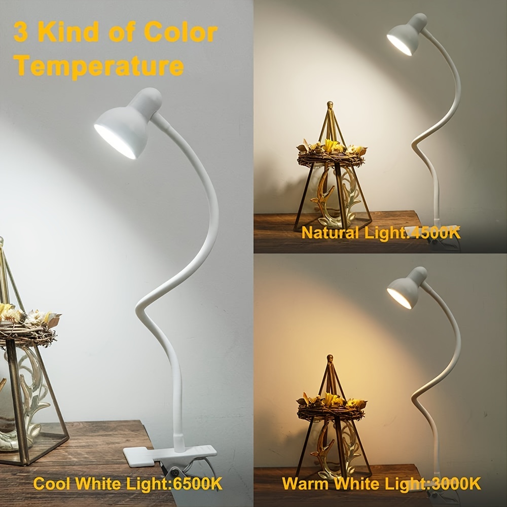 brighten up your home with this eye protection led clip light table lamp details 3