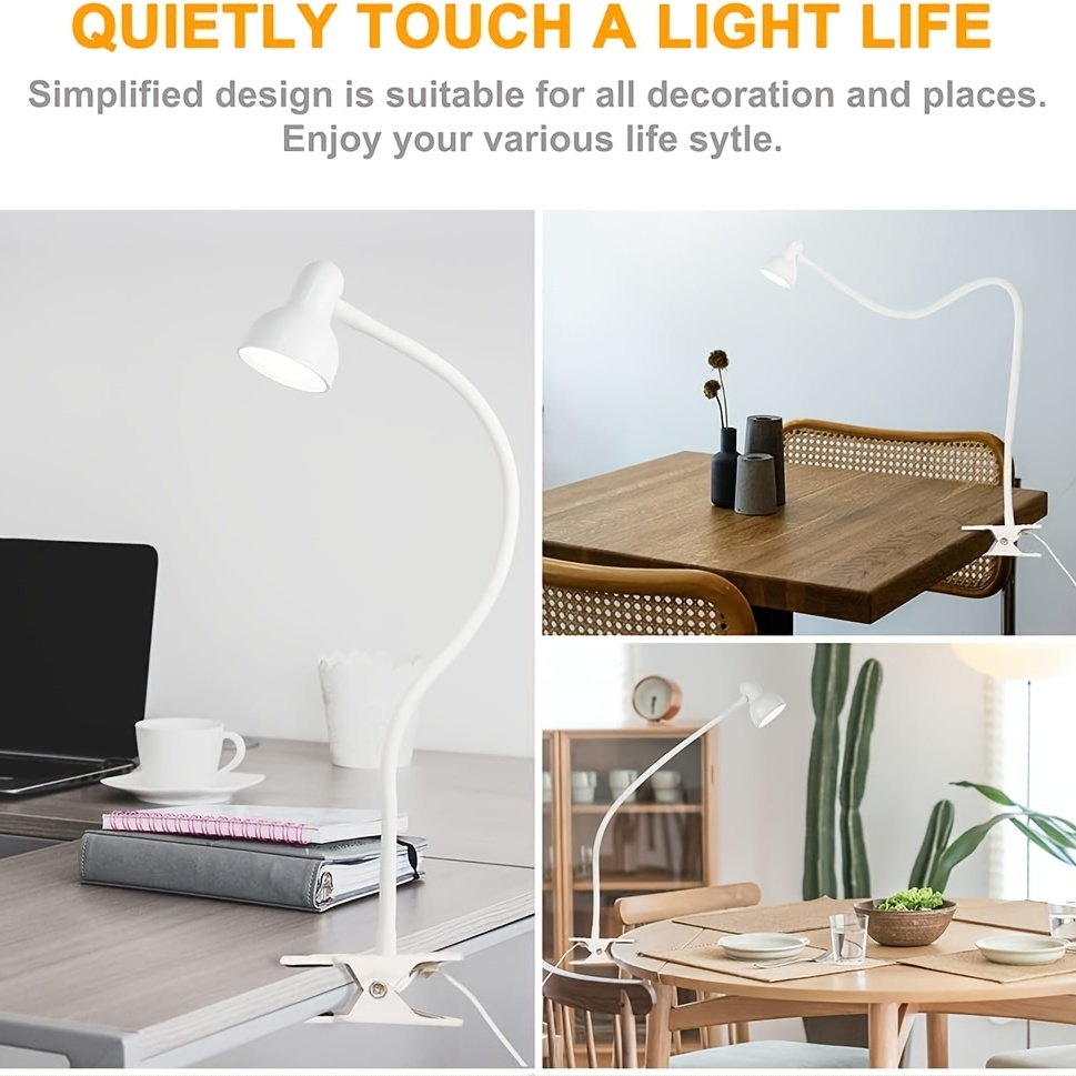 brighten up your home with this eye protection led clip light table lamp details 6