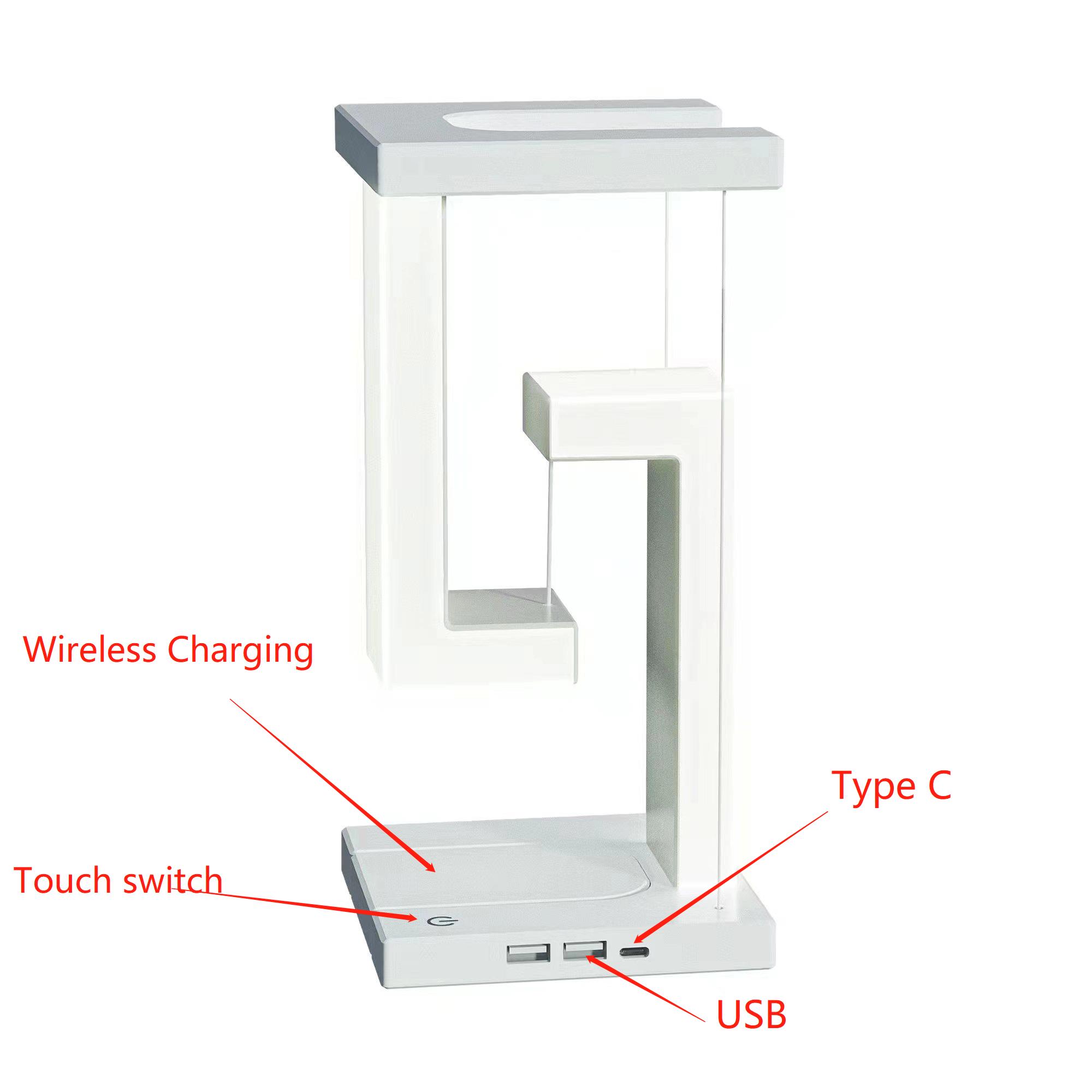 upgrade your home decor with this innovative wireless charging led desk lamp details 6