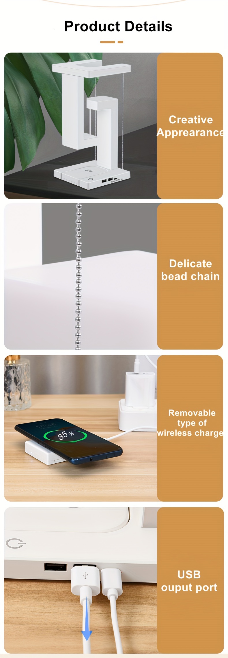 upgrade your home decor with this innovative wireless charging led desk lamp details 7