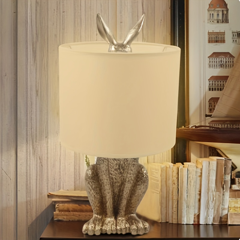 rabbit table lamp modern   desk   bedroom details 4