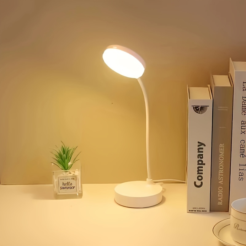 led eye protection desk lamp usb power supply adjustable dimming three gears can switch between white light and warm light small night light details 0