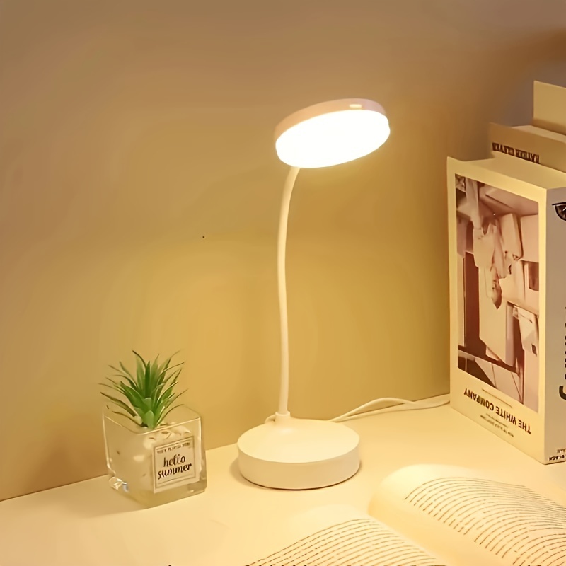 led eye protection desk lamp usb power supply adjustable dimming three gears can switch between white light and warm light small night light details 1