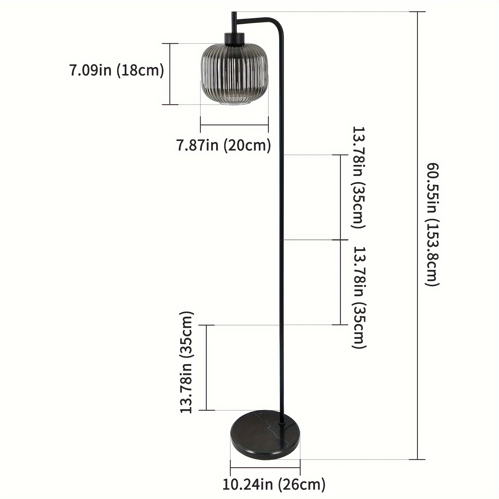 floor lamps for living room bright lighting with glass lampshade modern bright floor lamp e26 base industrial standing lamp for   tall pole lamps office details 2