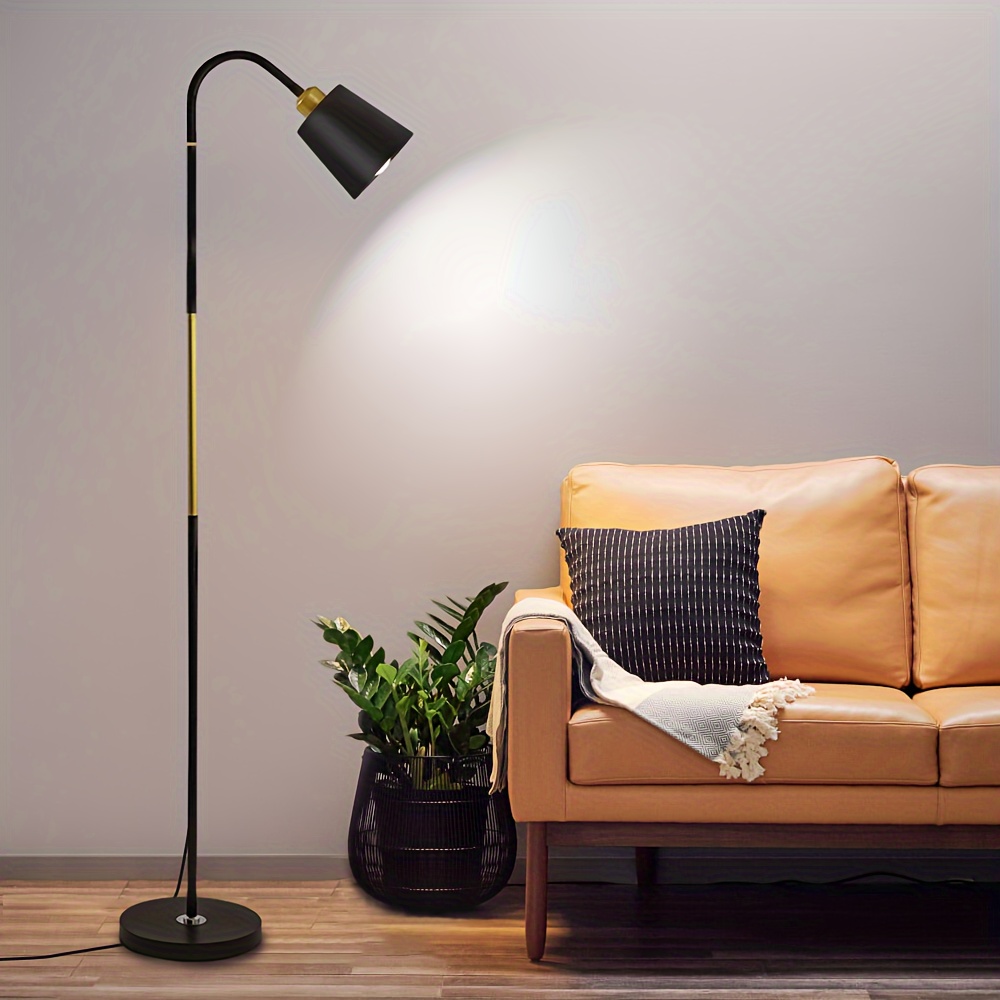 led reading floor lamp for bedroom 3 color with adjustable flexible gooseneck standing lamp pole reading lamp for office living room details 1