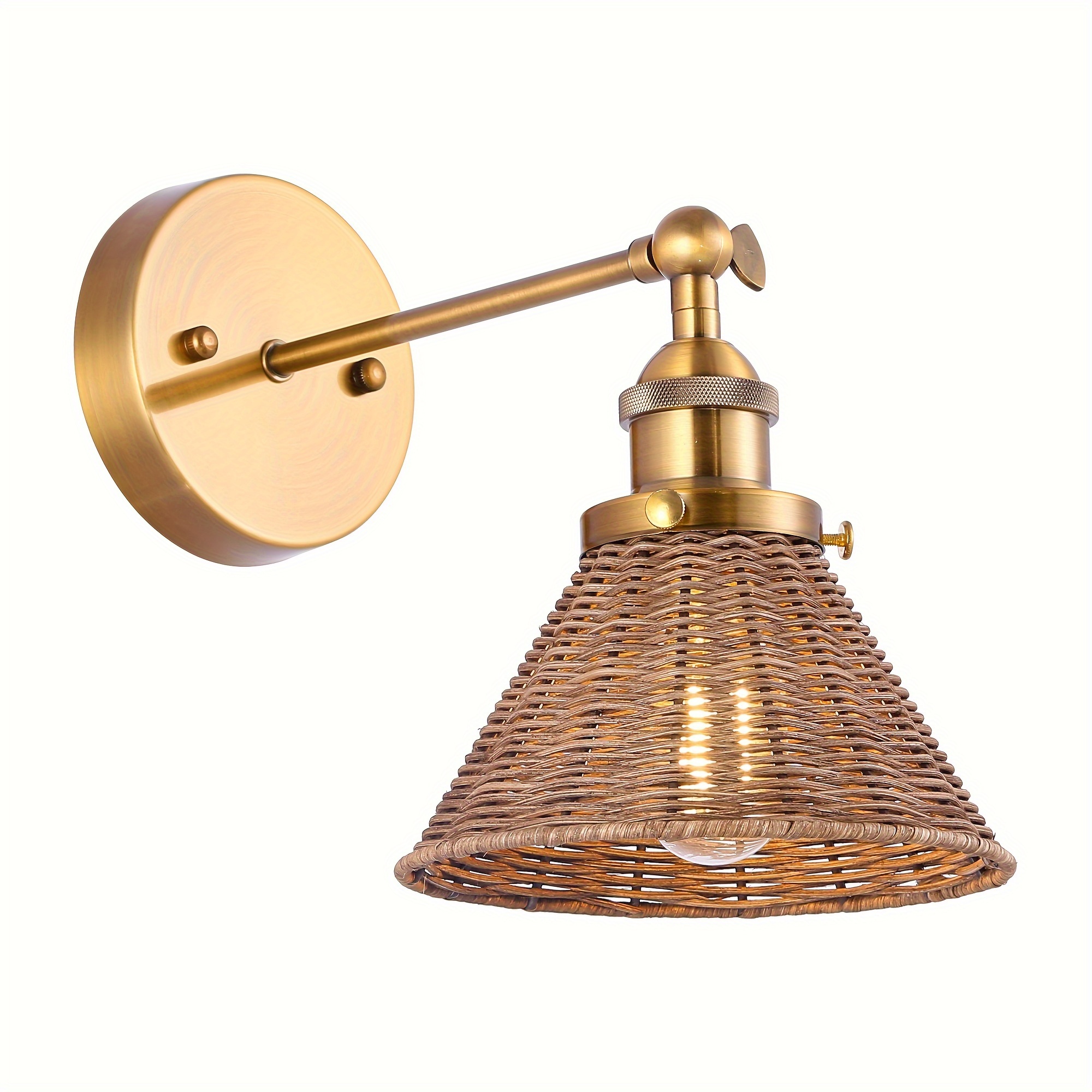 traditional 1 light golden wall light details 2