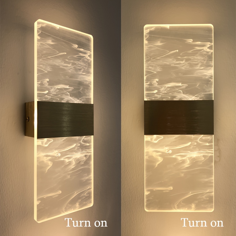 contemporary minimalist acrylic wall lamp with irregular cloud and mist pattern creating a warm light atmosphere suitable for office bedroom hotel study corridor entrance dining room led wall lamp details 3