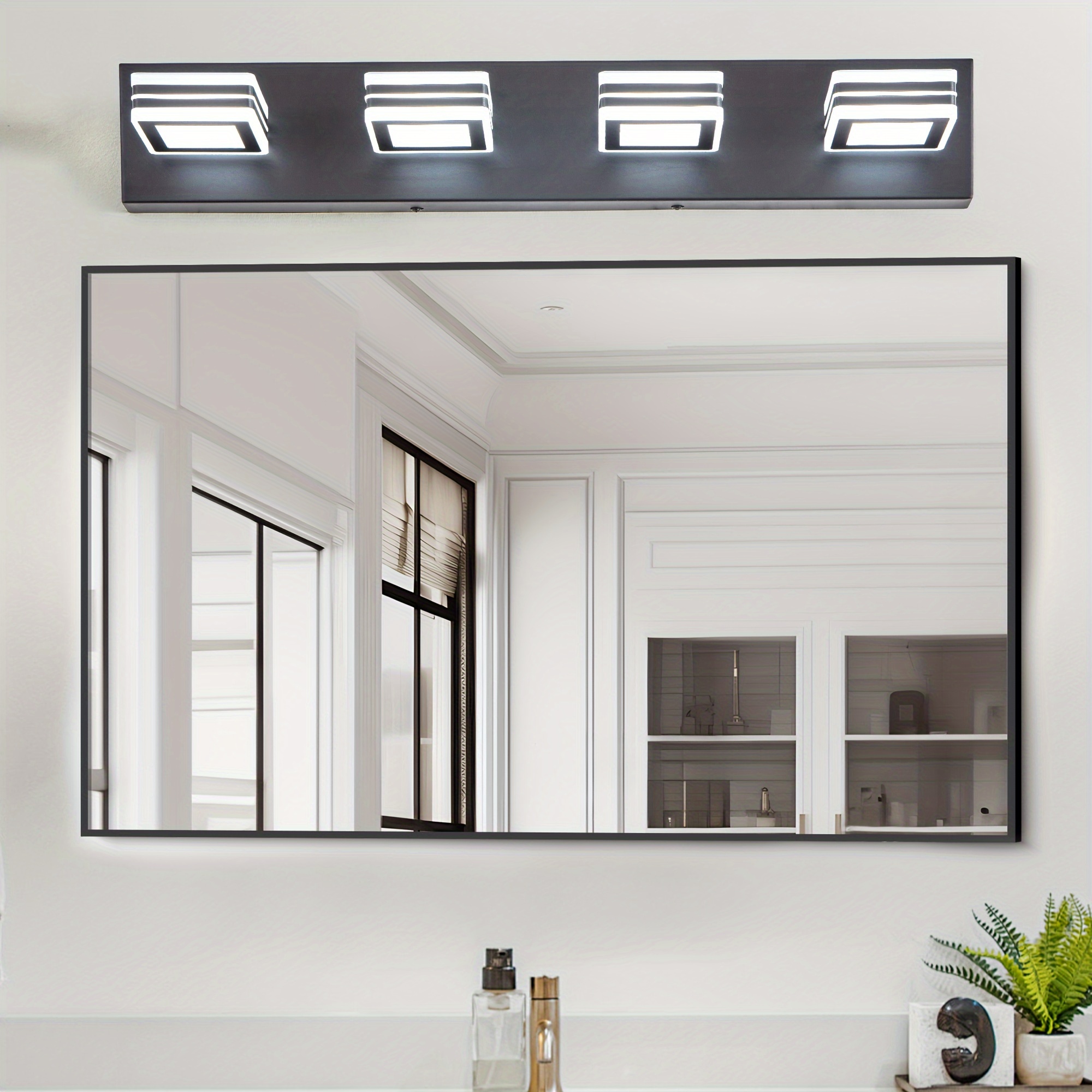   style simple 4 mirror headlights living room bathroom vanity   luxury wall lamp details 4