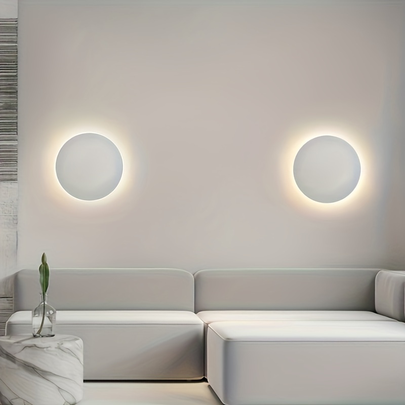 modern wall lamps indoor led tri color creative wall lamps minimalist lighting fixtures decorative wall lamps living rooms bedrooms staircases corridors white black details 2