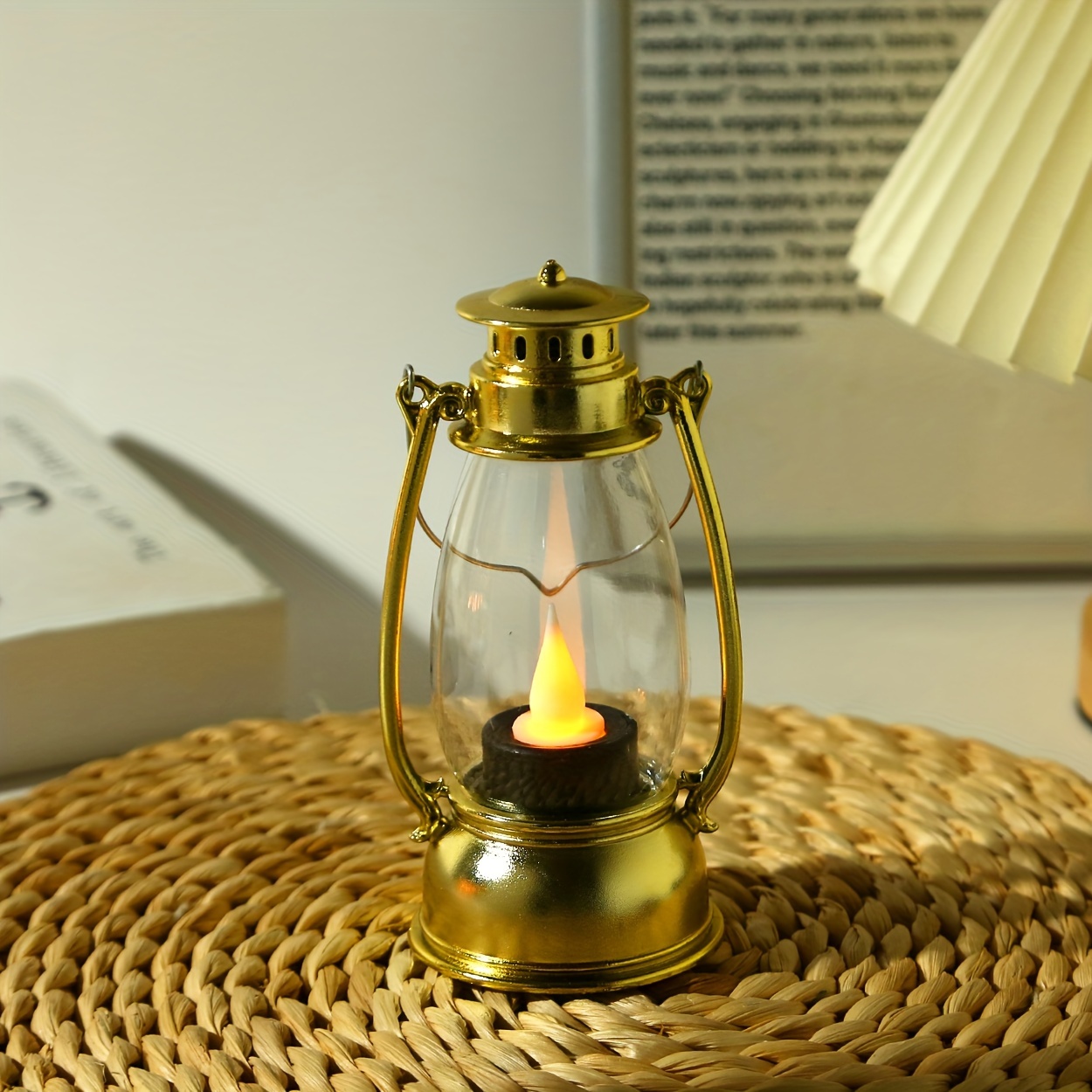 charming led kerosene style lamp with nostalgic   perfect for garden party decor includes batteries details 7